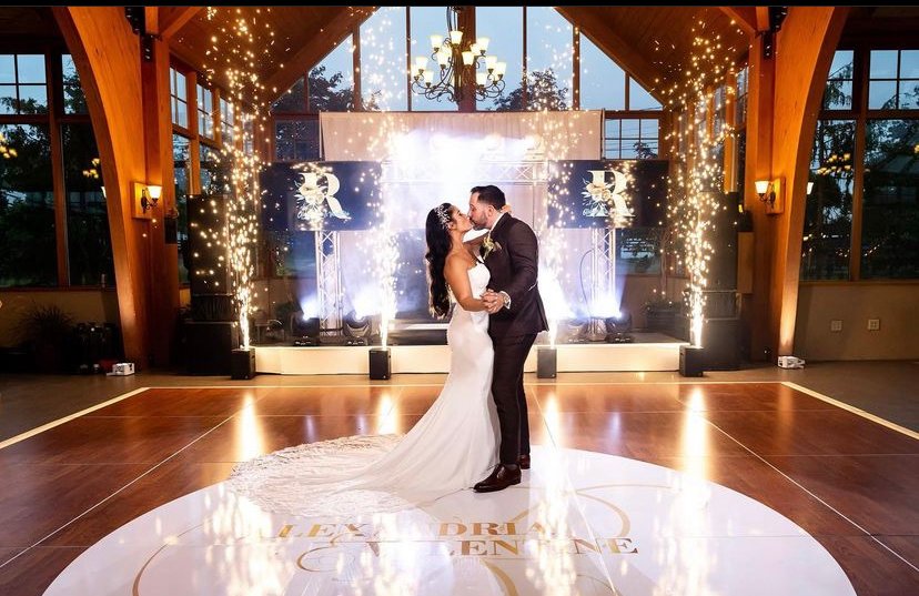 best fort worth wedding dj being enjoyed by couple at reception